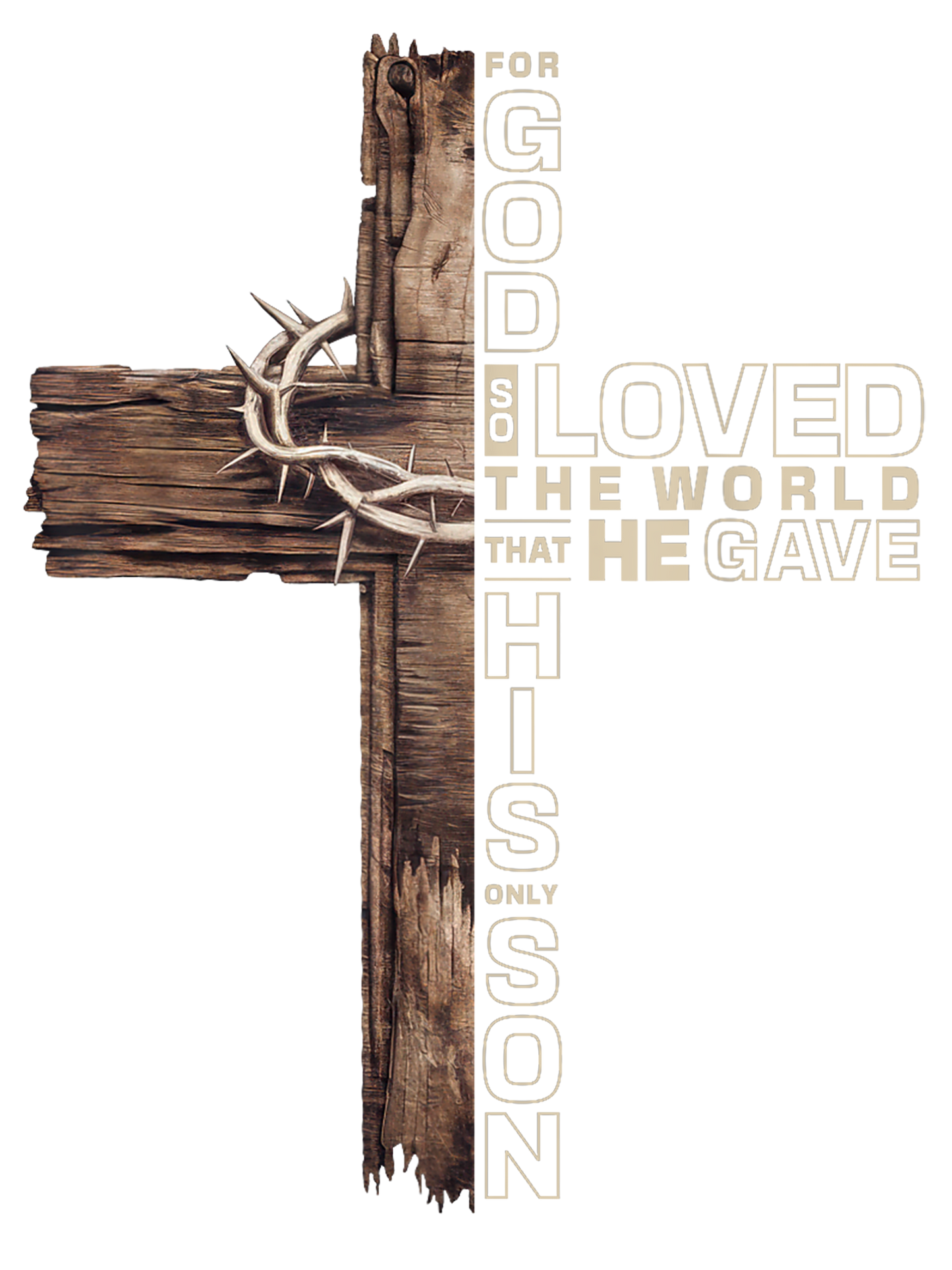 For God So Loved Sticker
