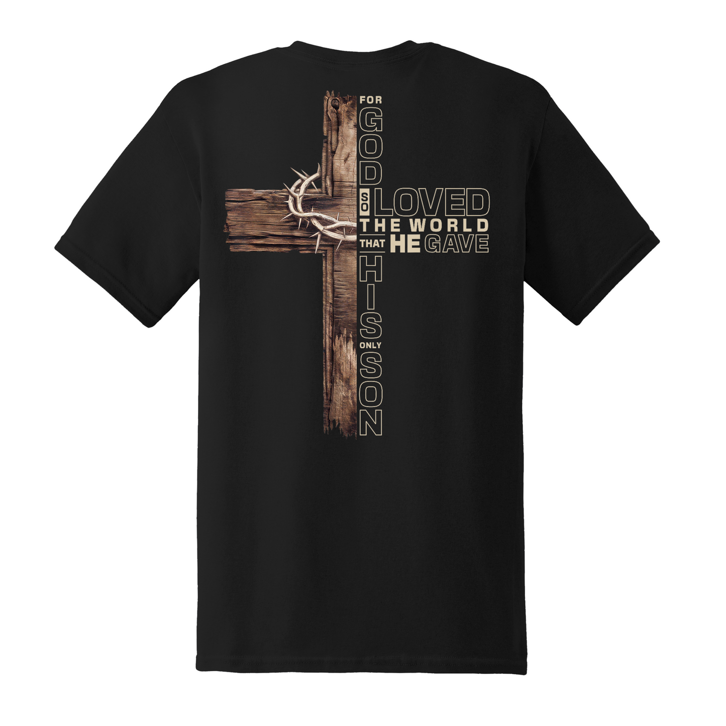For God So Loved Cross Shirt