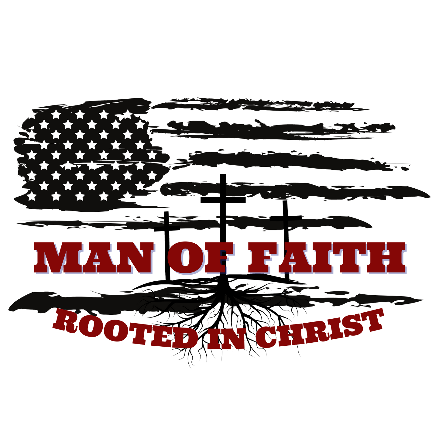 Man Of Faith Sticker
