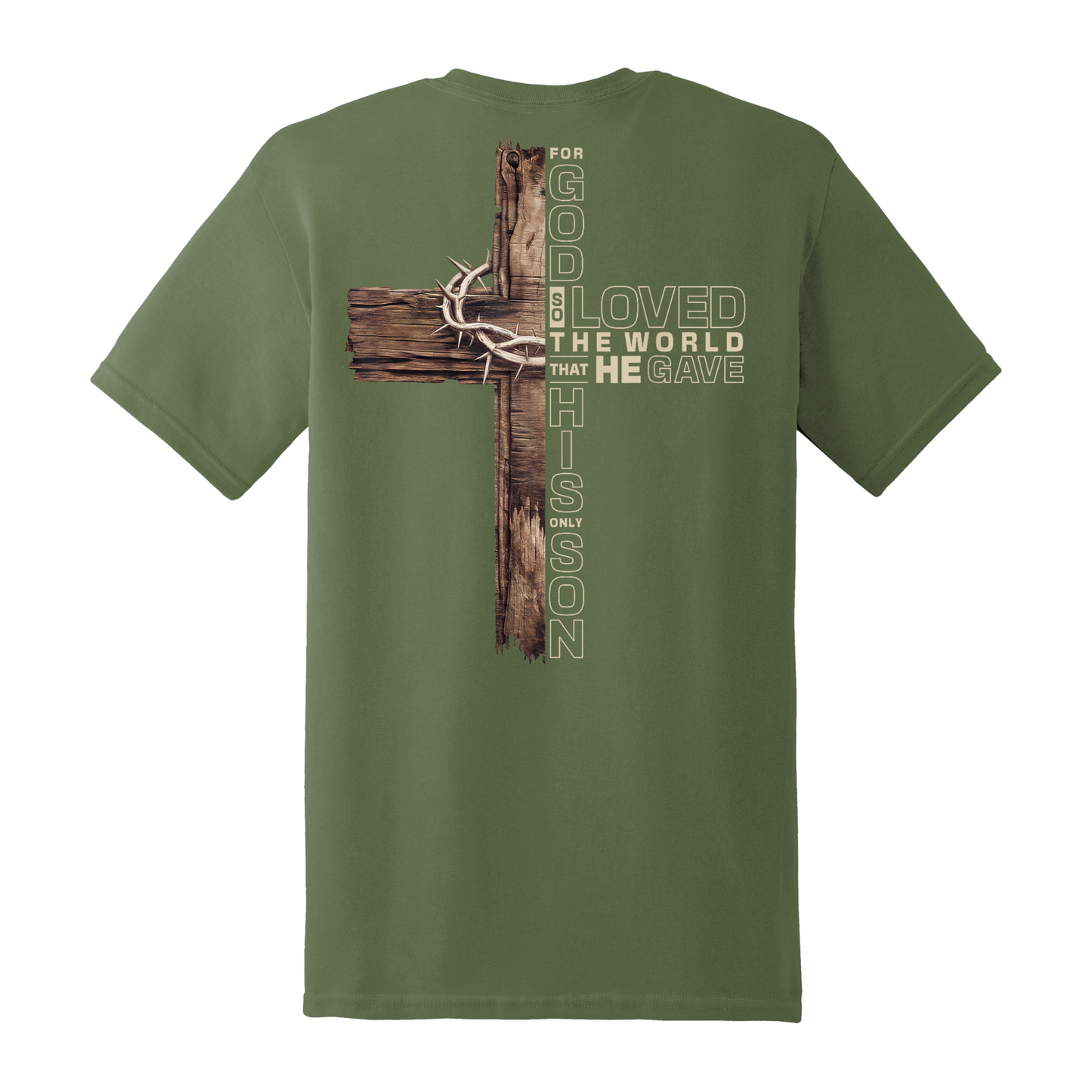 For God So Loved Cross Shirt