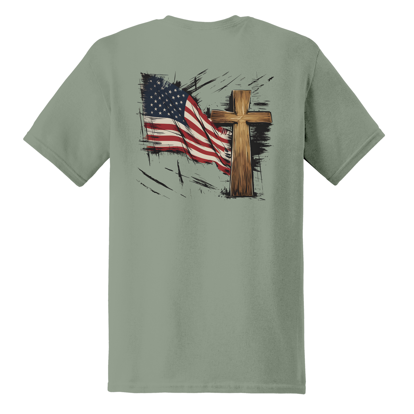 American Flag Christian Shirt