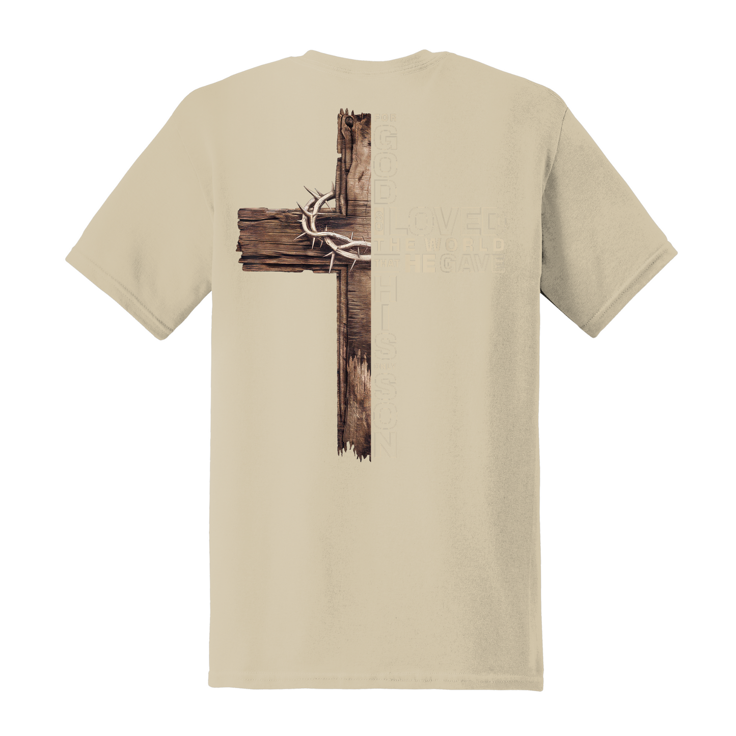 For God So Loved Cross Shirt