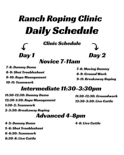 Collinsville, AL Clinic (May 8th, 2026)