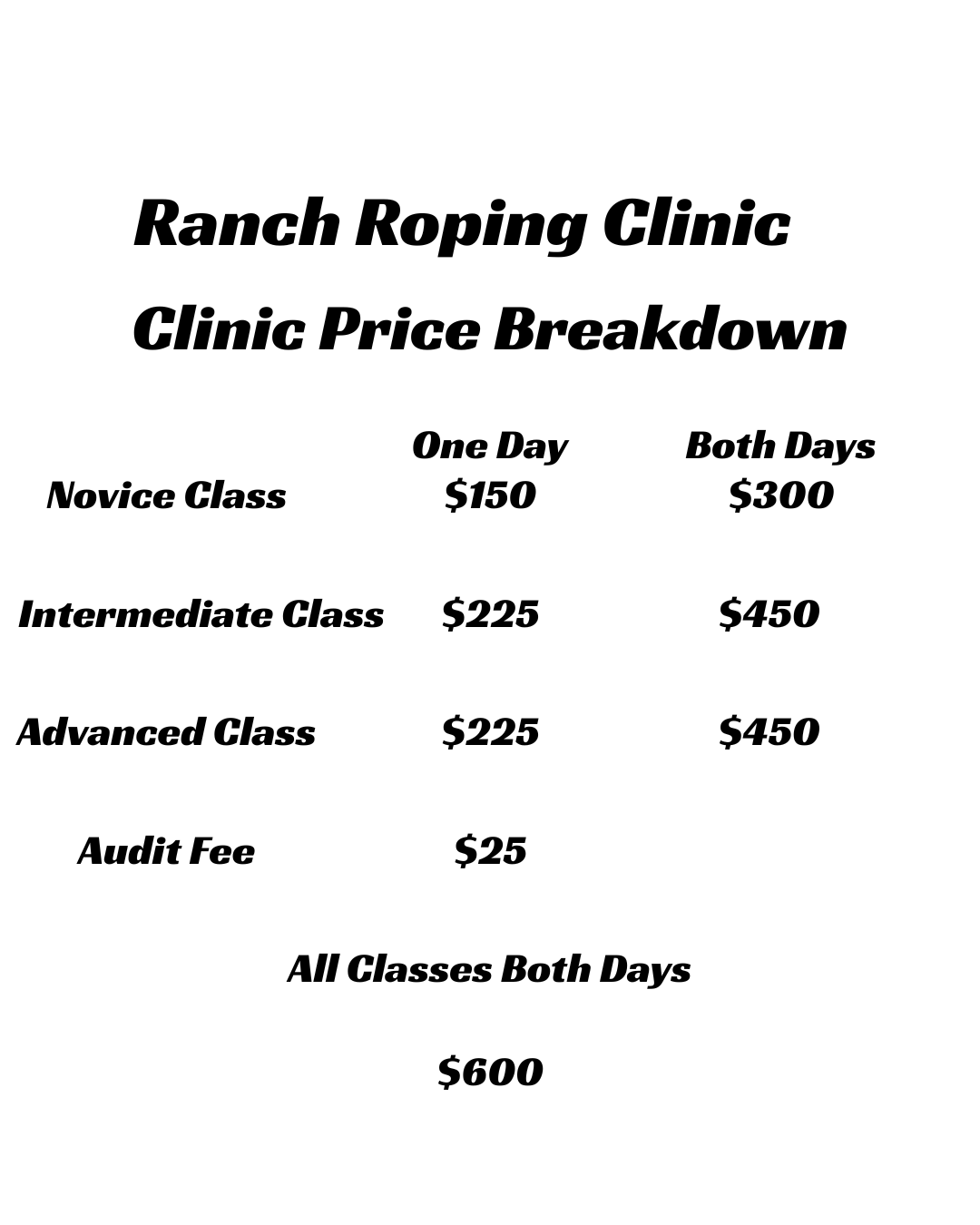 Collinsville, AL Clinic (May 8th, 2026)