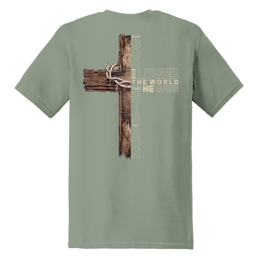 For God So Loved Cross Shirt