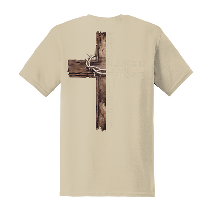 For God So Loved Cross Shirt