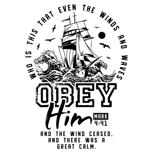 Obey Him Sticker