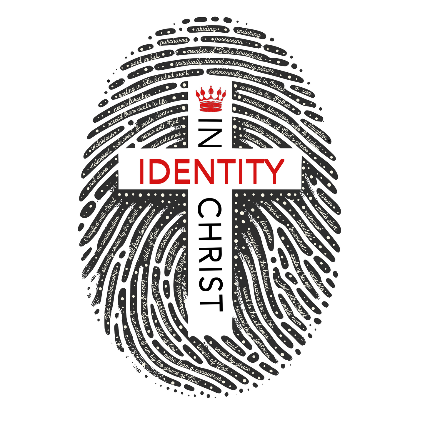 Identity In Christ Sticker